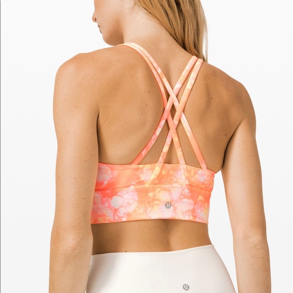 Lululemon Energy Bra High Neck Longline Shibori - Picture 6 of 7